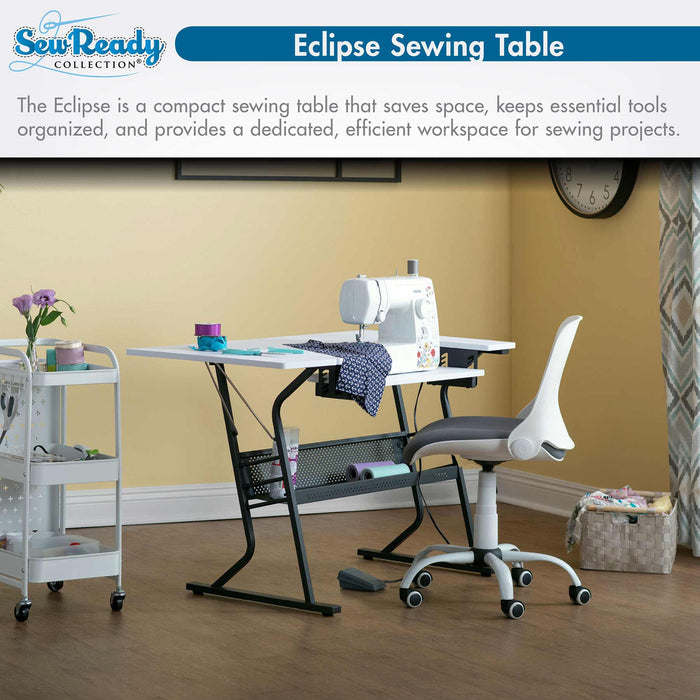 Eclipse Hobby Table Black / White