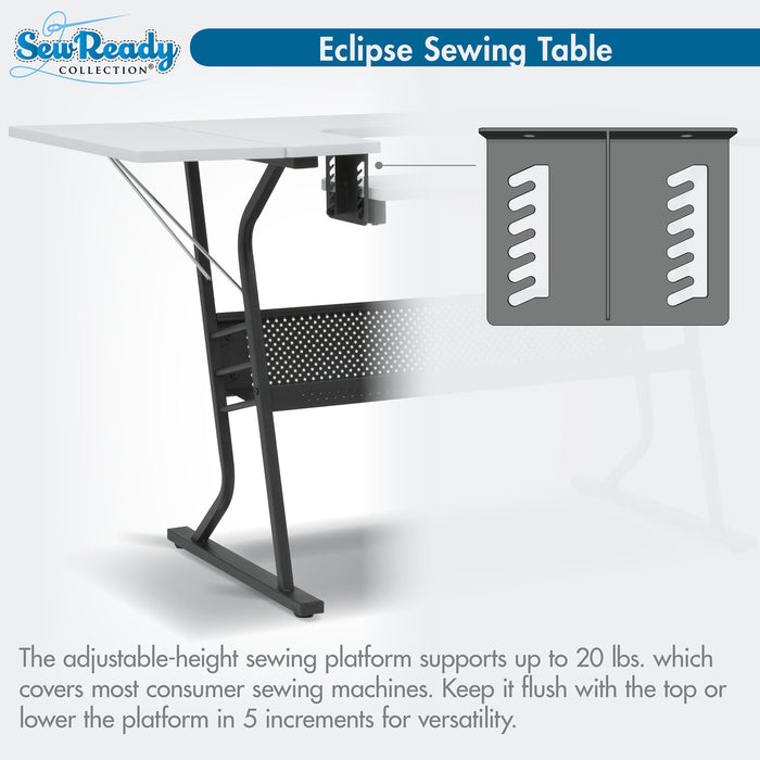 Eclipse Hobby Table Black / White