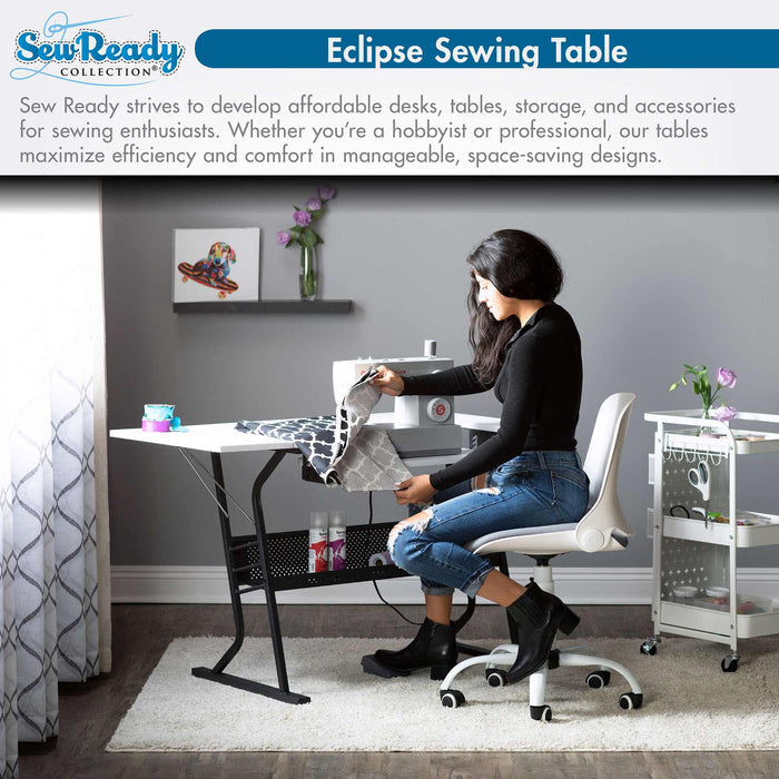Eclipse Hobby Table Black / White