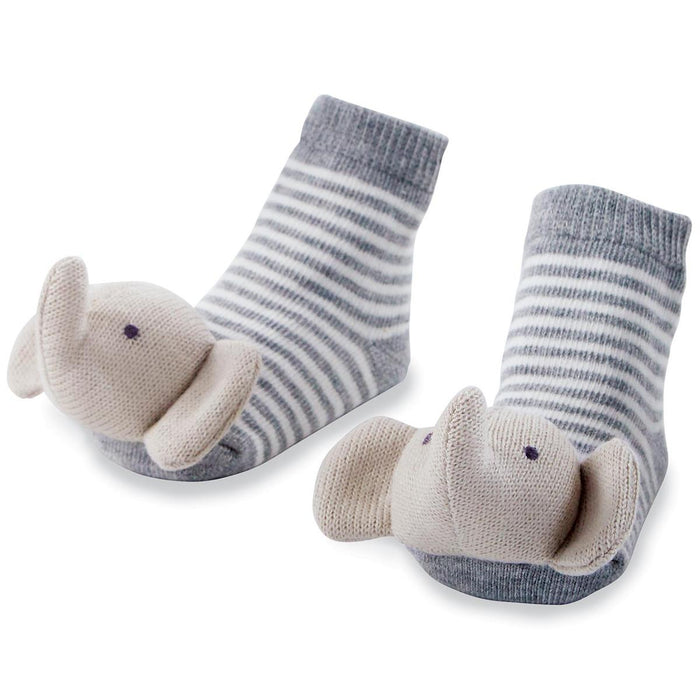 Elephant Rattle Toe Socks - Madison's Niche