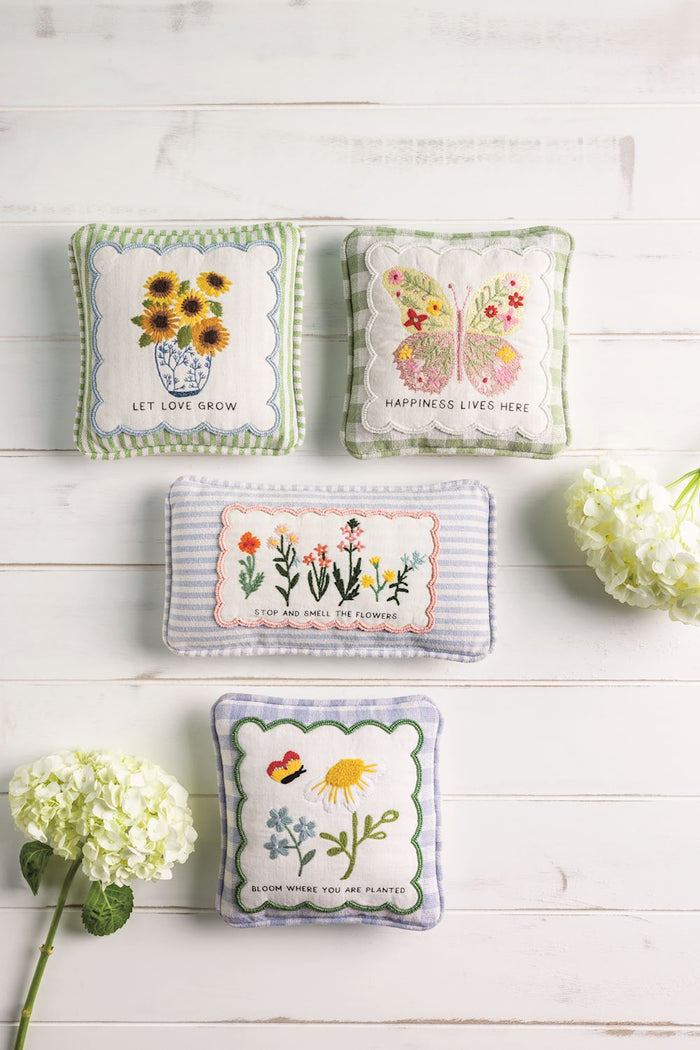 Embellished Garden Pillow - Madison's Niche