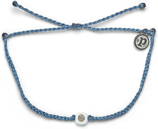 Enamel Sunflower Bead Bracelet