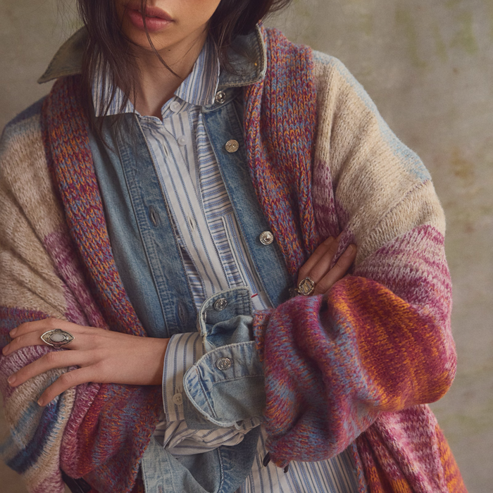 Enid Cardi in Ocean Sunset