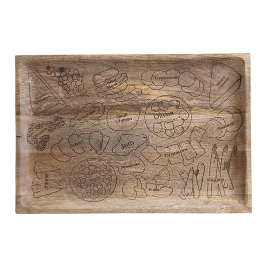 Etched Charcuterie Board - Madison's Niche