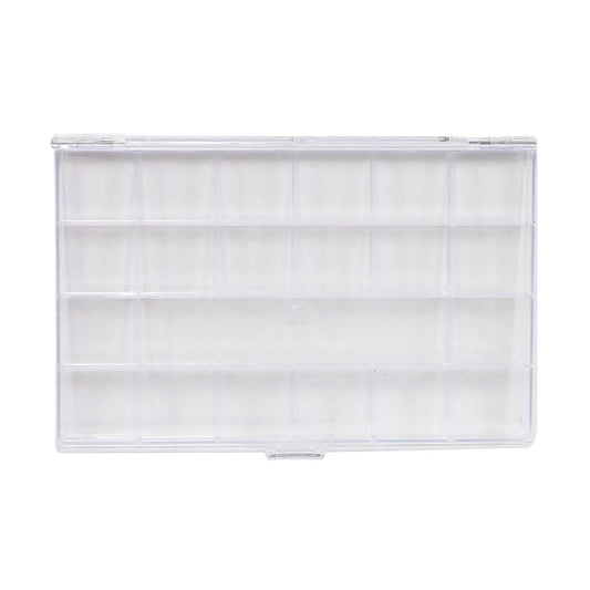 Everything Mary 21-Compartment Storage Box – Clear Organizer for Small Craft Supplies
