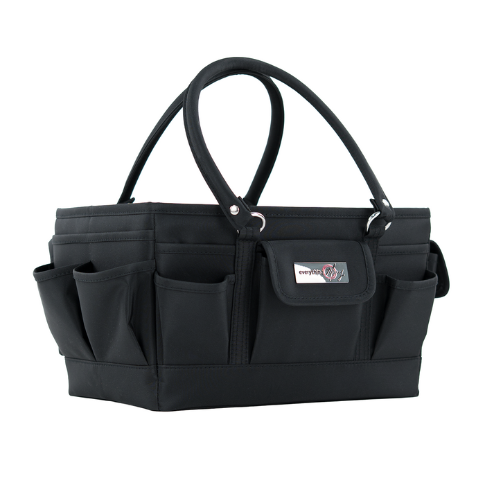 Everything Mary Deluxe Store & Tote Craft Organizer, Black