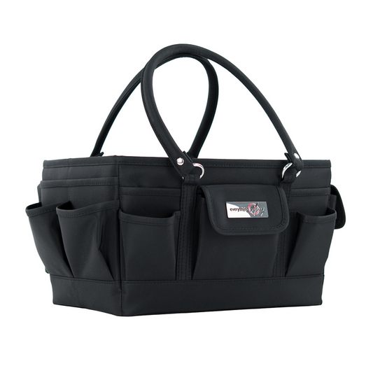 Everything Mary Deluxe Store & Tote Craft Organizer, Black