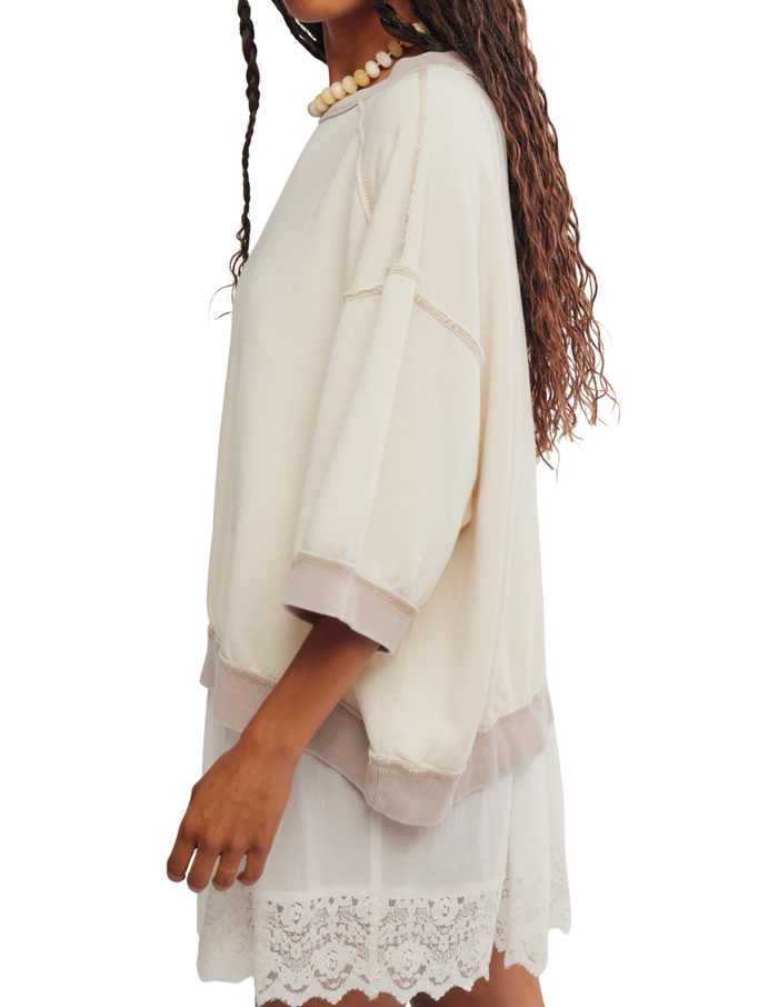Everything Pullover in Nilla Cream - Madison's Niche
