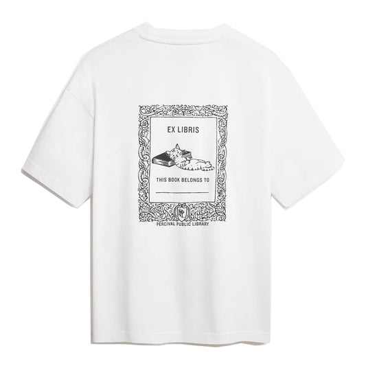 Ex Libris Oversized T Shirt - White
