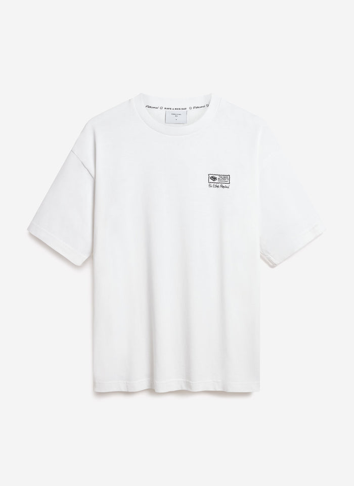 Ex Libris Oversized T Shirt - White