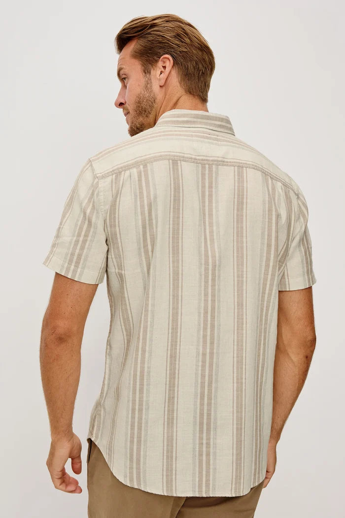 Fairfax Button Down in Heather Dune - Madison's Niche