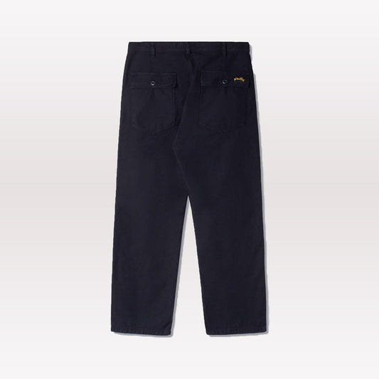 Fat Pant - Black Sateen