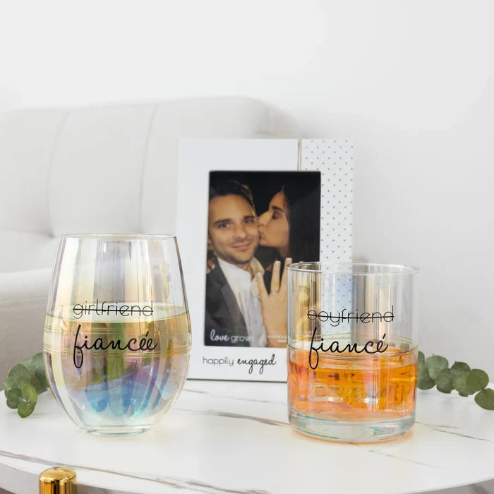 Fiancé/Fiancée Glass Set of 2 - Madison's Niche