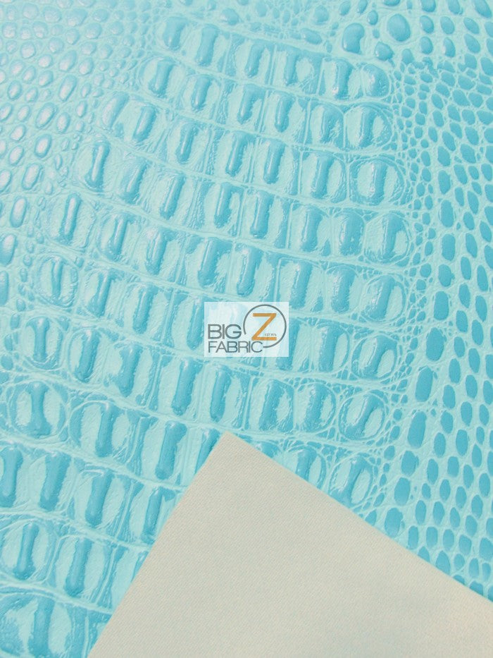 Fire Red Crocodile Marine Vinyl Fabric / Sold By The Yard