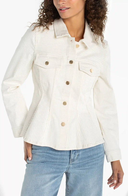 Fit And Flare Trucker Jacket - Madison's Niche