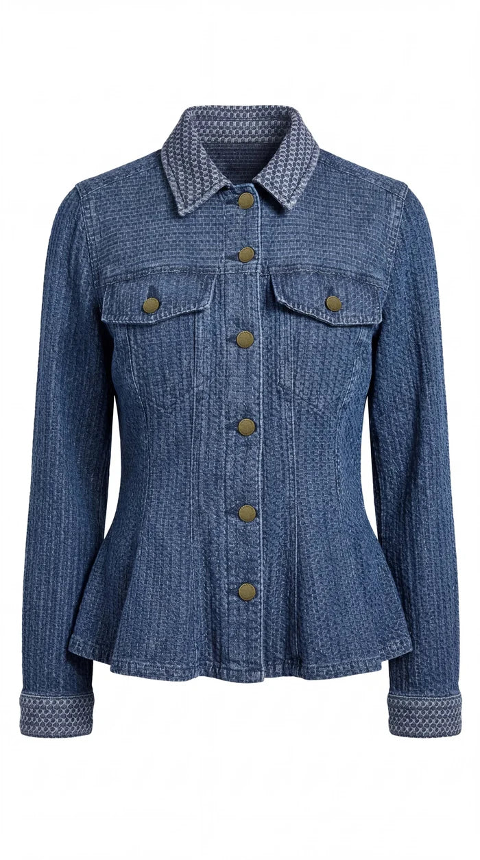 Fit And Flare Trucker Jacket