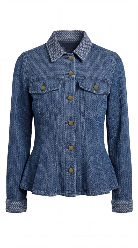 Fit And Flare Trucker Jacket