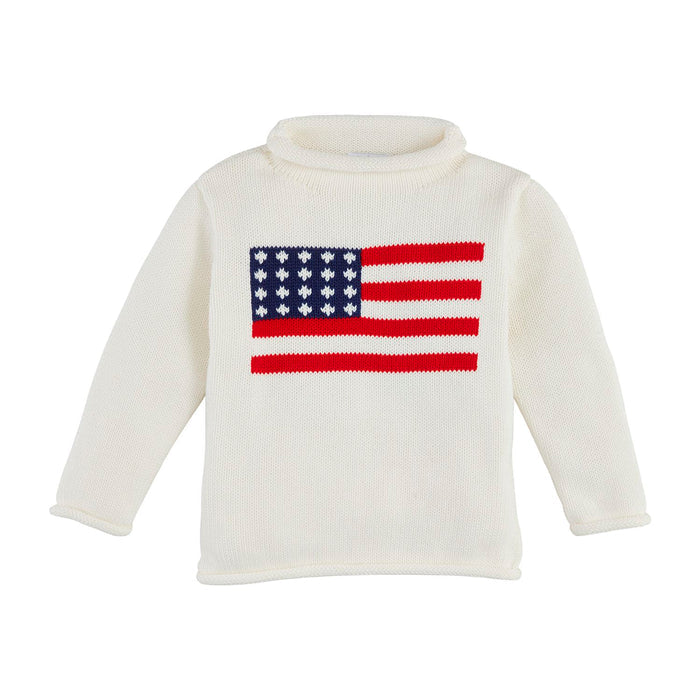 Flag Rollneck Sweater - Madison's Niche