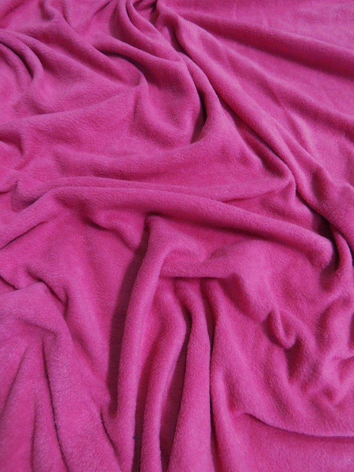 Fleece Fabric Solid / Fuchsia||color:Fuchsia
