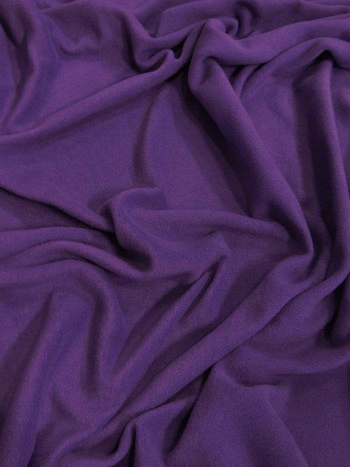 Fleece Fabric Solid / Purple||color:Purple