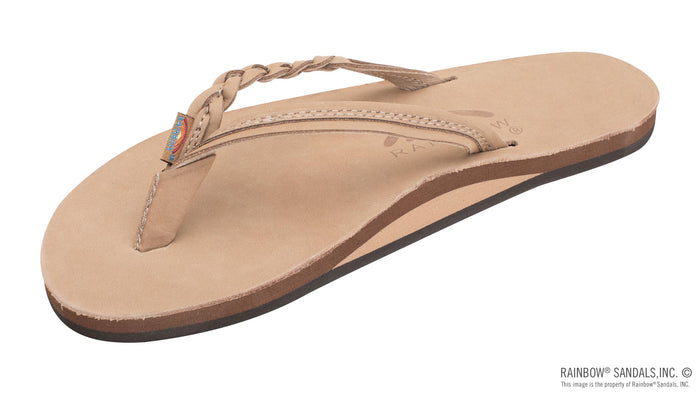 Flirty Braidy Single Layer Leather w\Braid