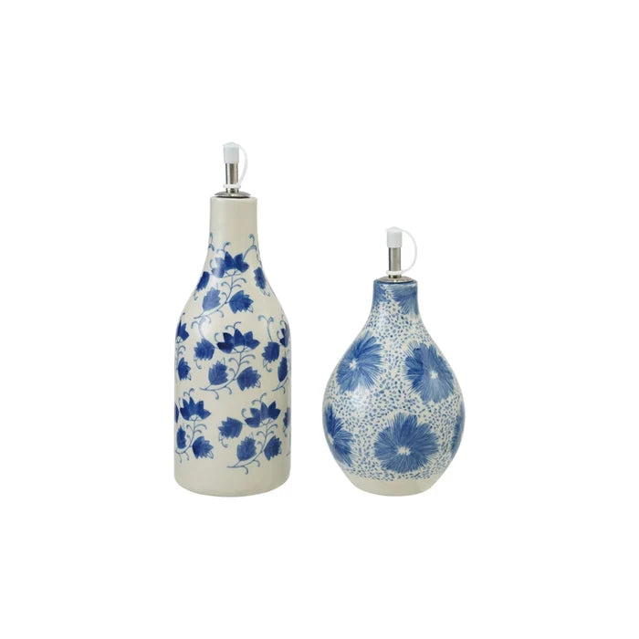 Floral Oil Cruet - Madison's Niche