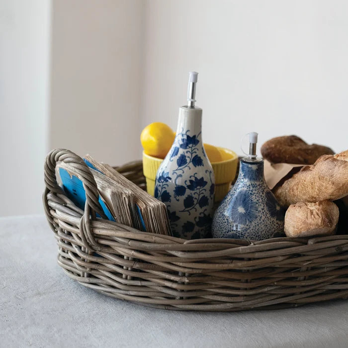 Floral Oil Cruet - Madison's Niche