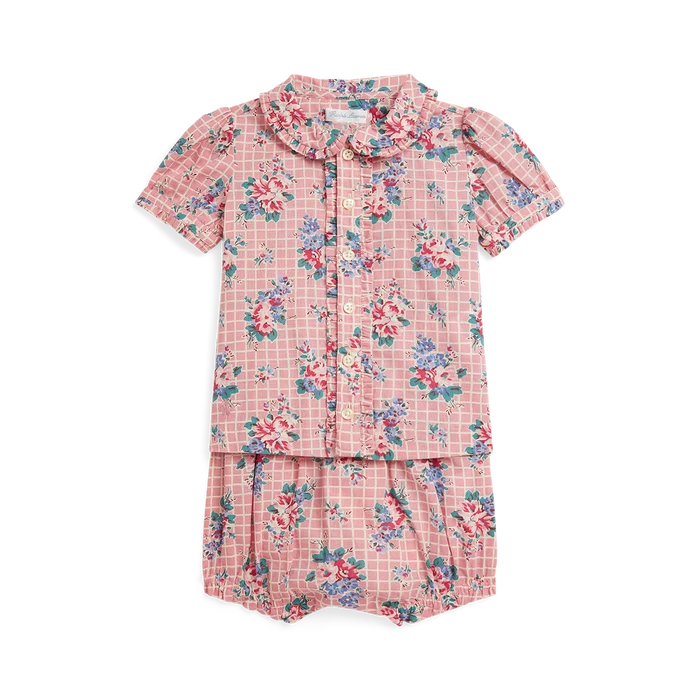 Floral Shirt with Bloomer - Madison's Niche