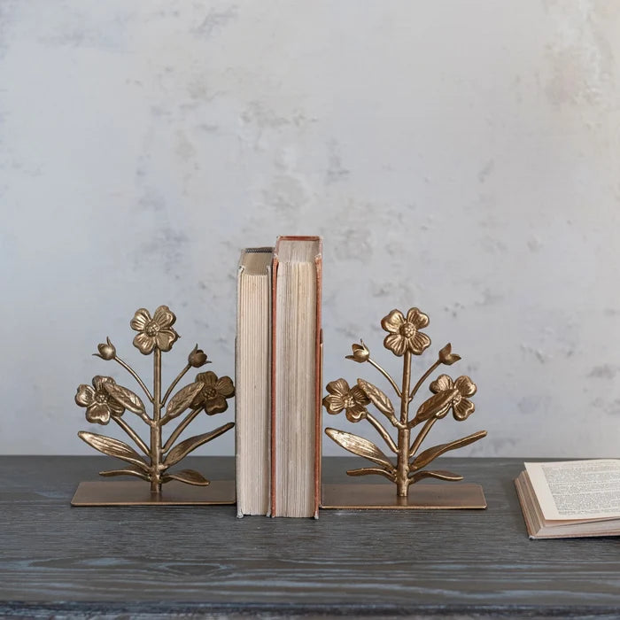Flower Bookends Set of 2 - Madison's Niche