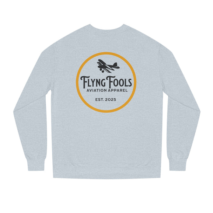 Flying Fools Original Logo Aviation Crewneck