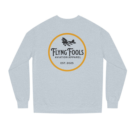Flying Fools Original Logo Aviation Crewneck