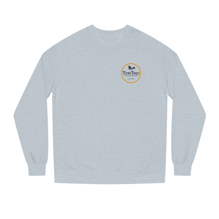 Flying Fools Original Logo Aviation Crewneck