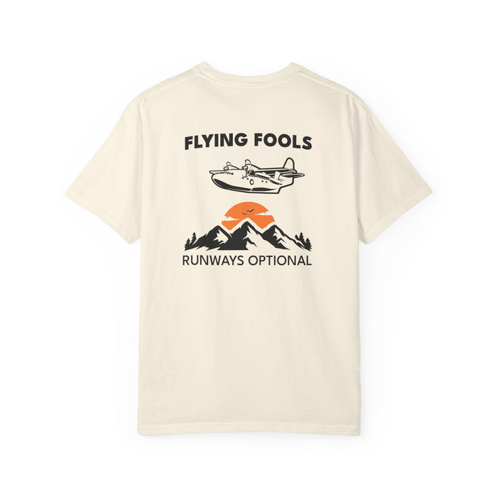 Flying Fools Seaplane T-Shirt — Runways Optional