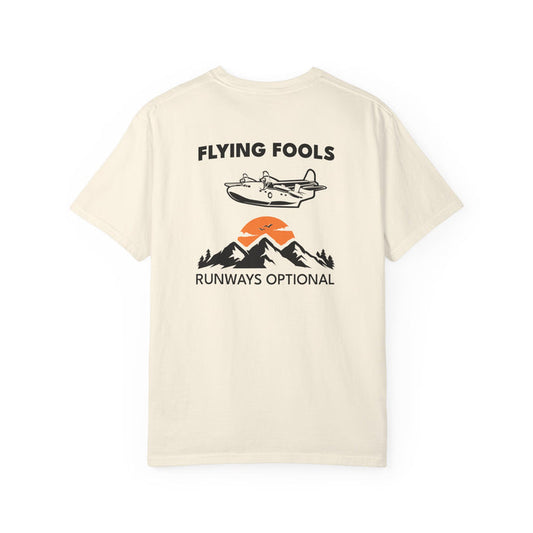 Flying Fools Seaplane T-Shirt — Runways Optional
