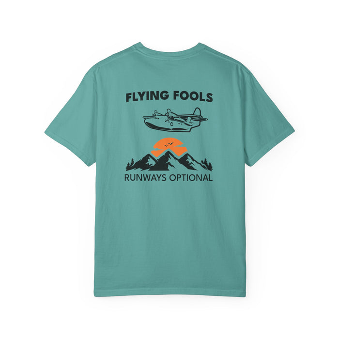 Flying Fools Seaplane T-Shirt — Runways Optional