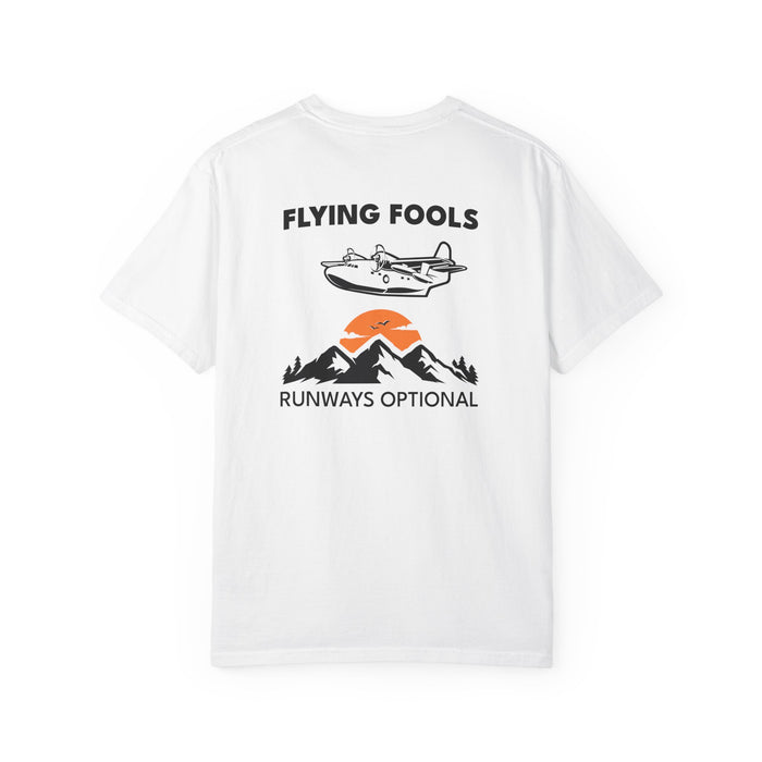 Flying Fools Seaplane T-Shirt — Runways Optional