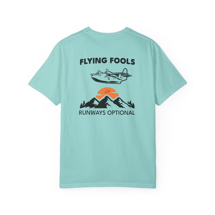 Flying Fools Seaplane T-Shirt — Runways Optional