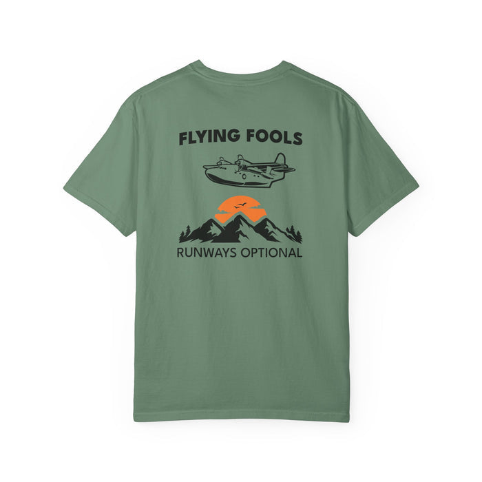 Flying Fools Seaplane T-Shirt — Runways Optional