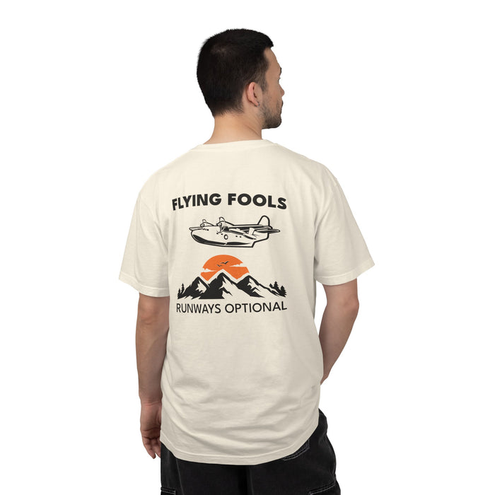 Flying Fools Seaplane T-Shirt — Runways Optional