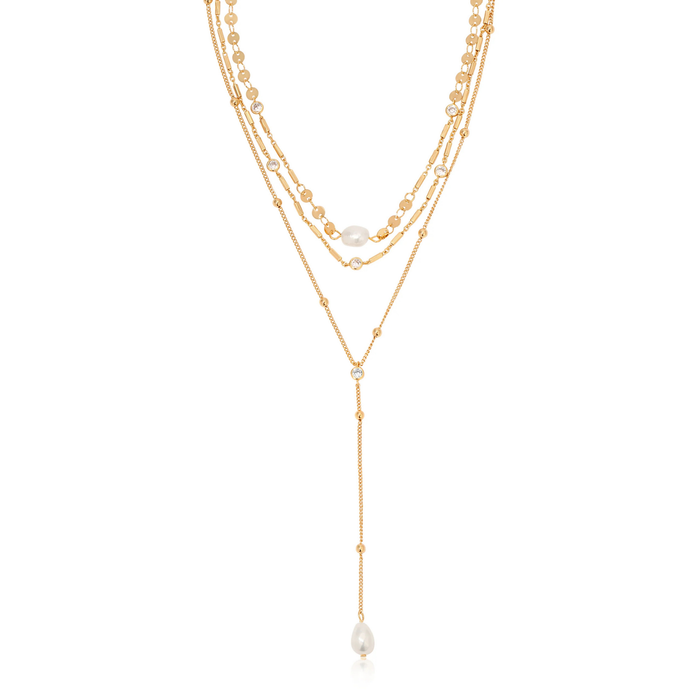 Forever Falling Pearl Lariat - Madison's Niche
