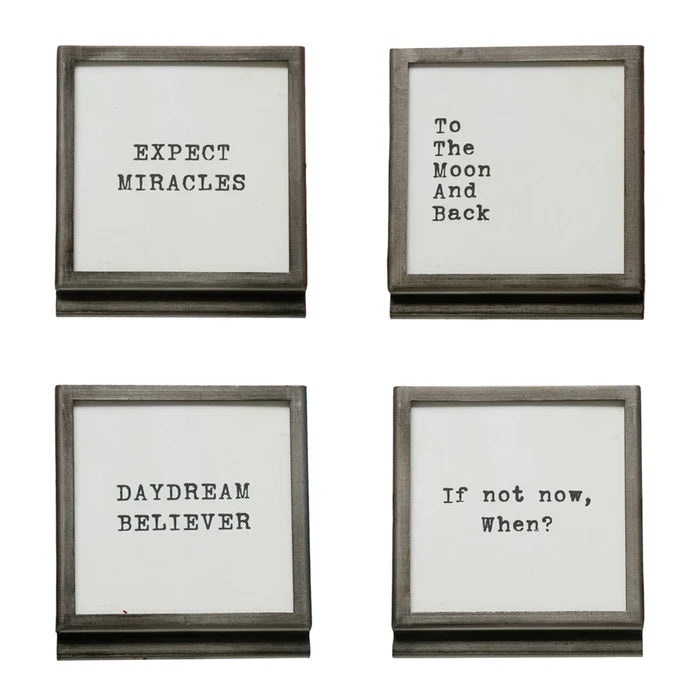 Frame with Easel and Saying - Madison's Niche