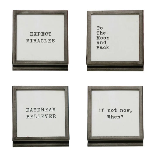 Frame with Easel and Saying - Madison's Niche