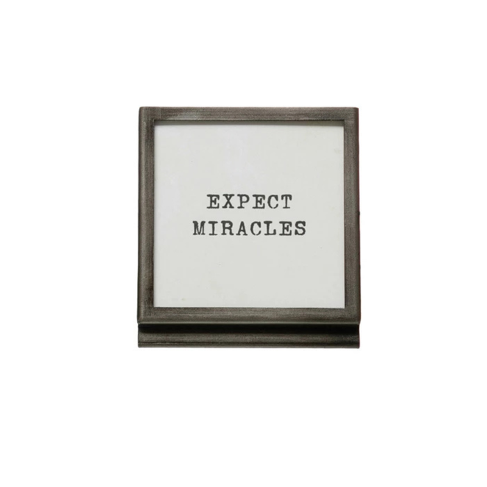 Frame with Easel and Saying - Madison's Niche