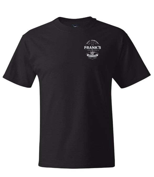 Frank's 10 Year Anniversary T-shirt (Black)