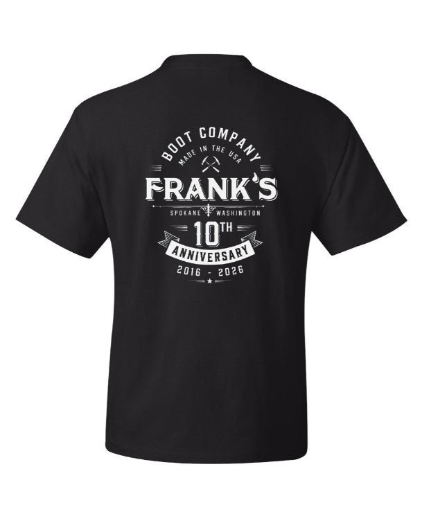 Frank's 10 Year Anniversary T-shirt (Black)