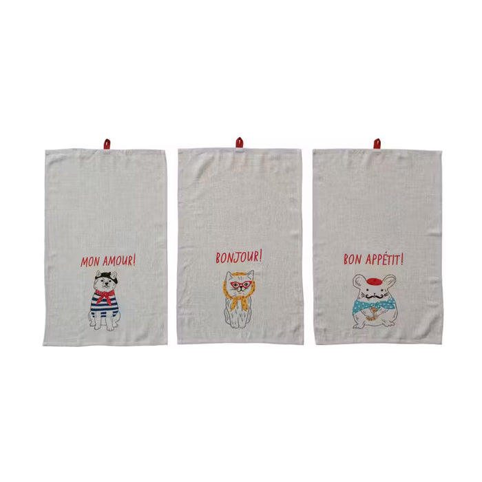 French Saying Towel - Madison's Niche