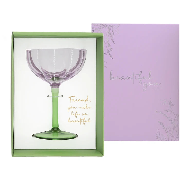 Friend Purple Glass - Madison's Niche