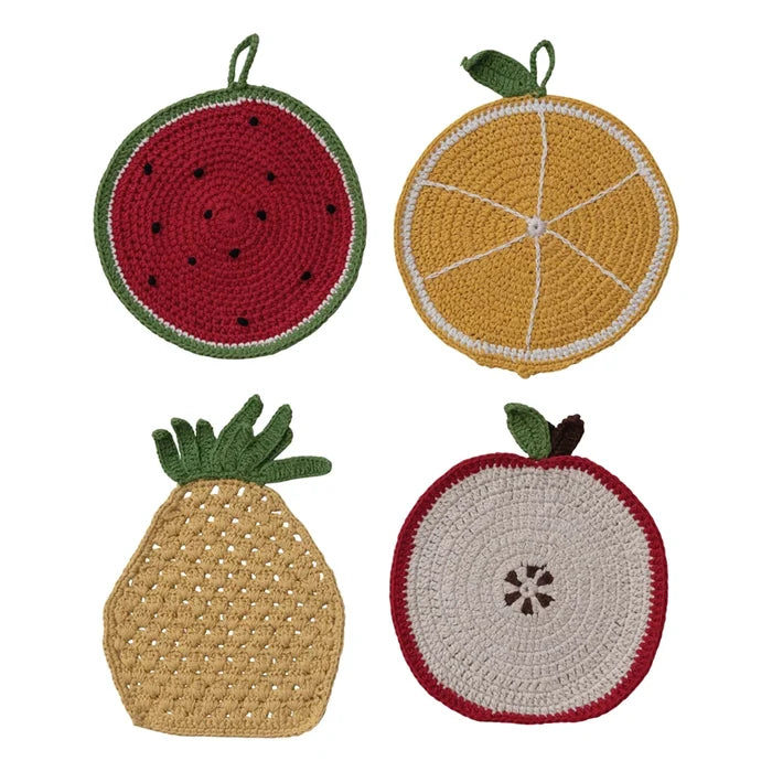Fruit Crochet Pot Holder - Madison's Niche