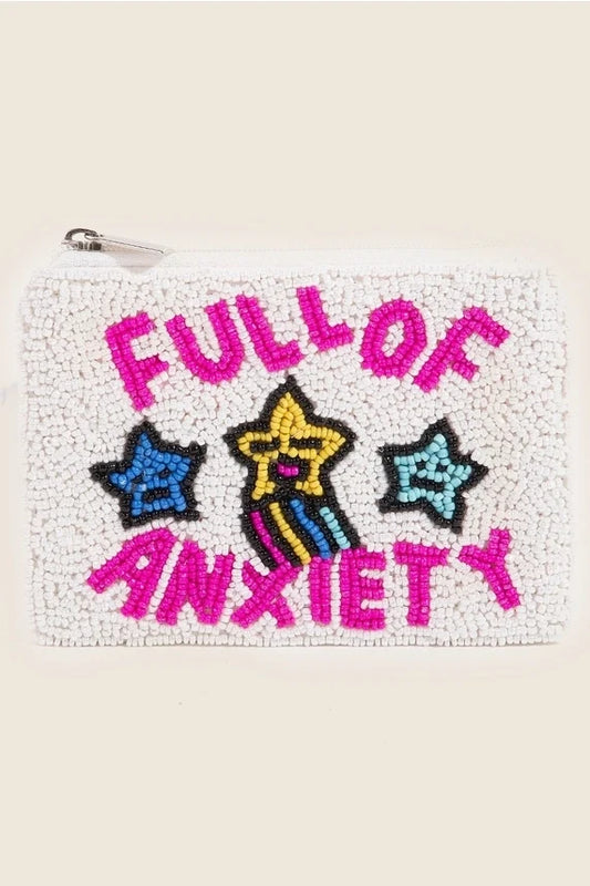 Full of Anxiety Coin Purse - Madison's Niche