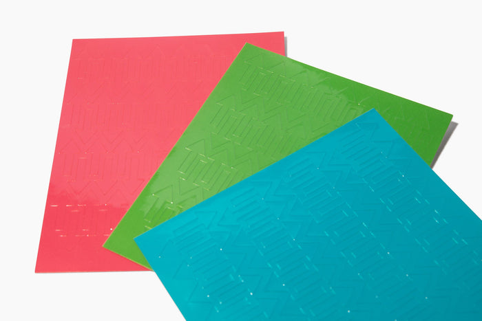 GEasy Ruler Stickers - Tropical Brights palette GE-1100